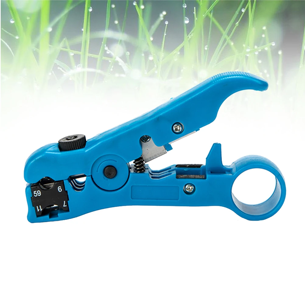 Cable Stripper Durable Plastic Construction RG59 RG6 Cat5e Cat6 UTP STP Round Flat Cable Wire Stripping Tool Home Use
Cable Stripper Durable Plastic Construction RG59 RG6 Cat5e Cat6 UTP STP Round Flat Cable Wire Stripping Tool Home Use
