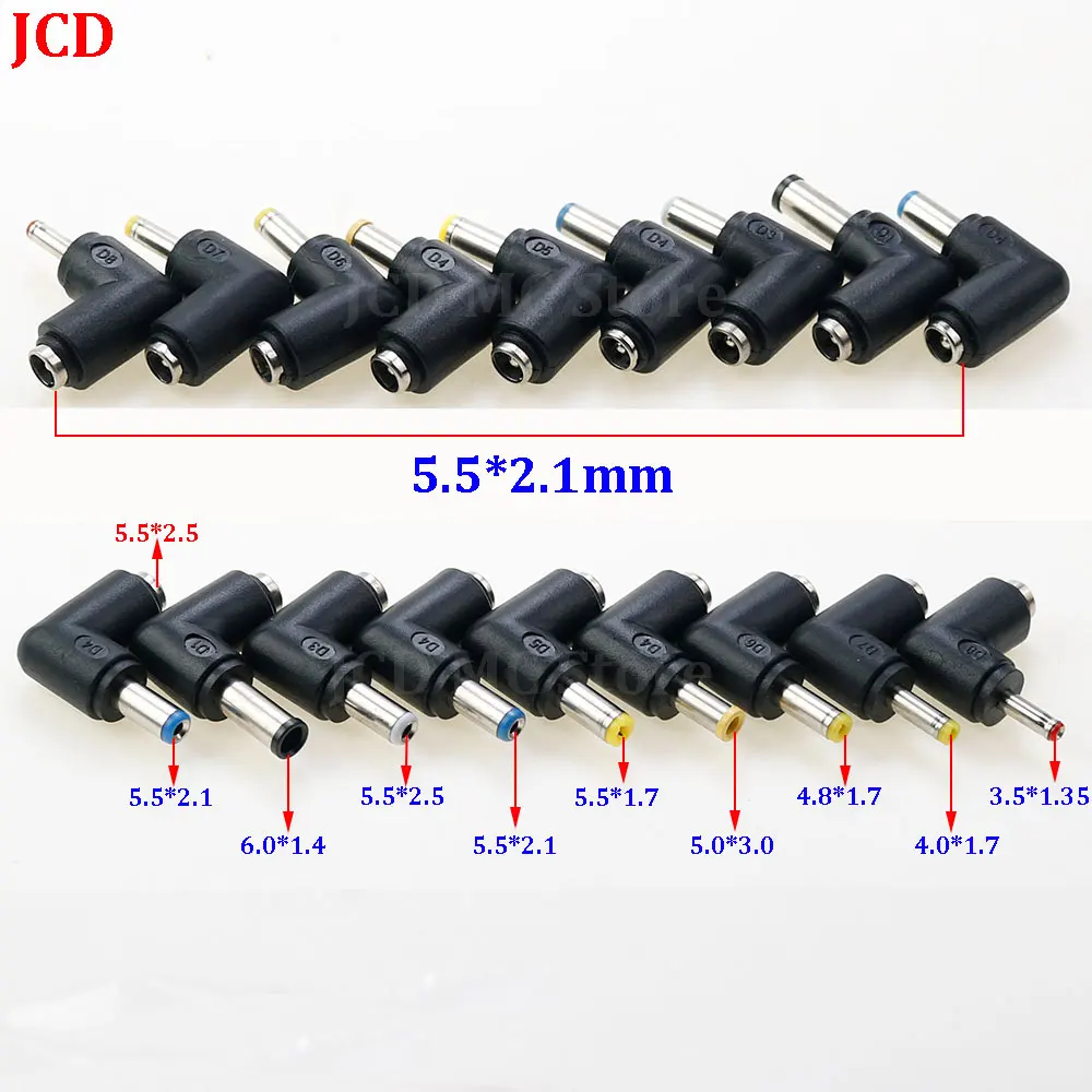 1PC 5.5*2.1 Female DC Plug adapter to 5.0*3.0/5.5*2.5/ 4.8*1.7/5.5*1.7/3.5*1.35mm Male Power Jack DC Plug Laptop Connector
1PC 5.5*2.1 Female DC Plug adapter to 5.0*3.0/5.5*2.5/ 4.8*1.7/5.5*1.7/3.5*1.35mm Male Power Jack DC Plug Laptop Connector