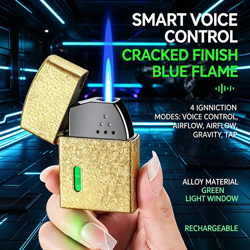 Trendy Tech Induction Lighter, Voice Activated Ignition, Clear Gas Chamber Refillable Lighter, Premium Men Present
Trendy Tech Induction Lighter, Voice Activated Ignition, Clear Gas Chamber Refillable Lighter, Premium Men Present
