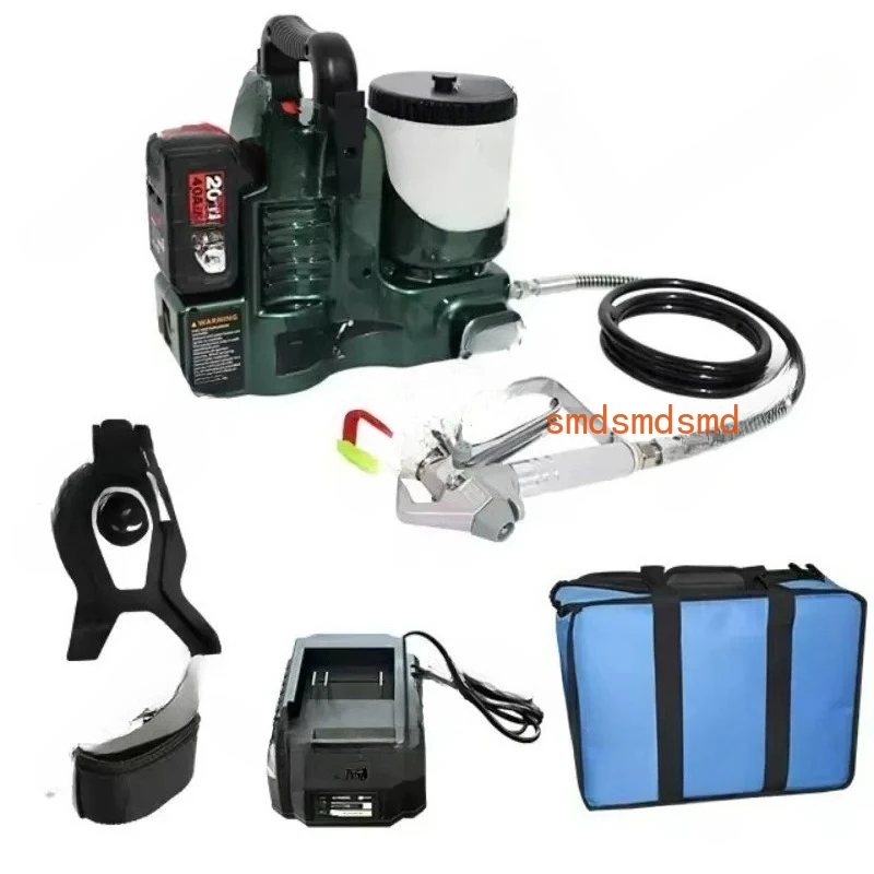 21 В аккумуляторный мини-безвоздушный распылитель краски Quickshot с питанием от аккумулятора
21 В аккумуляторный мини-безвоздушный распылитель краски Quickshot с питанием от аккумулятора