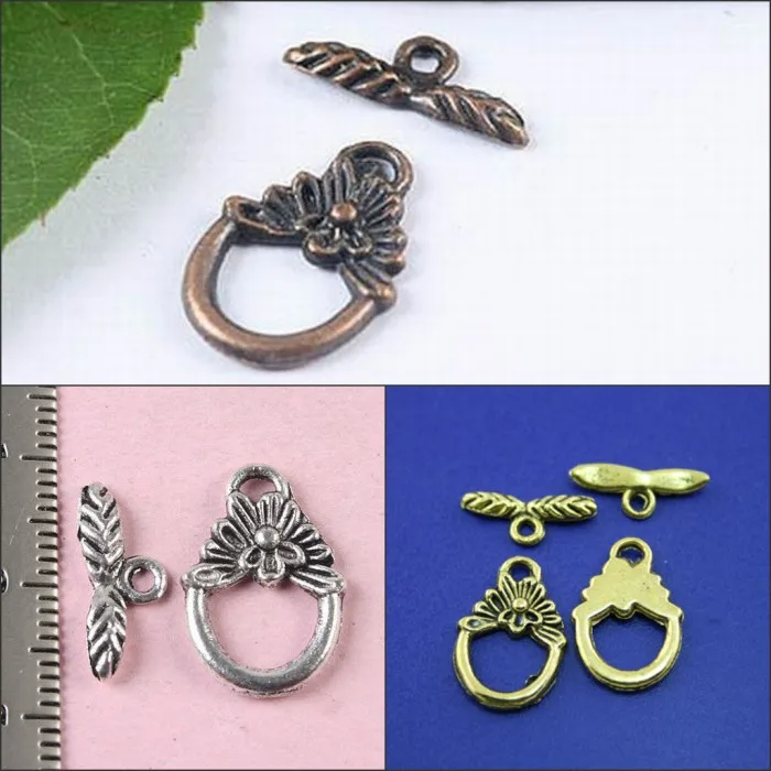 16set 18.0x12.1mm bar is 15.9mm Flower Floral Simple Style Toggle Clasp In 3colors for Jewery Making H1593 H1899 H2084
16set 18.0x12.1mm bar is 15.9mm Flower Floral Simple Style Toggle Clasp In 3colors for Jewery Making H1593 H1899 H2084