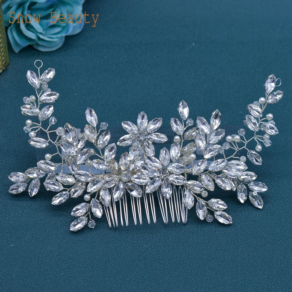 A488 Rhinestone Wedding Hair Comb Glitter Bride Headpiece Handmade Bridal Hair Accessories for Women Brides and Bridesmaids
A488 Rhinestone Wedding Hair Comb Glitter Bride Headpiece Handmade Bridal Hair Accessories for Women Brides and Bridesmaids