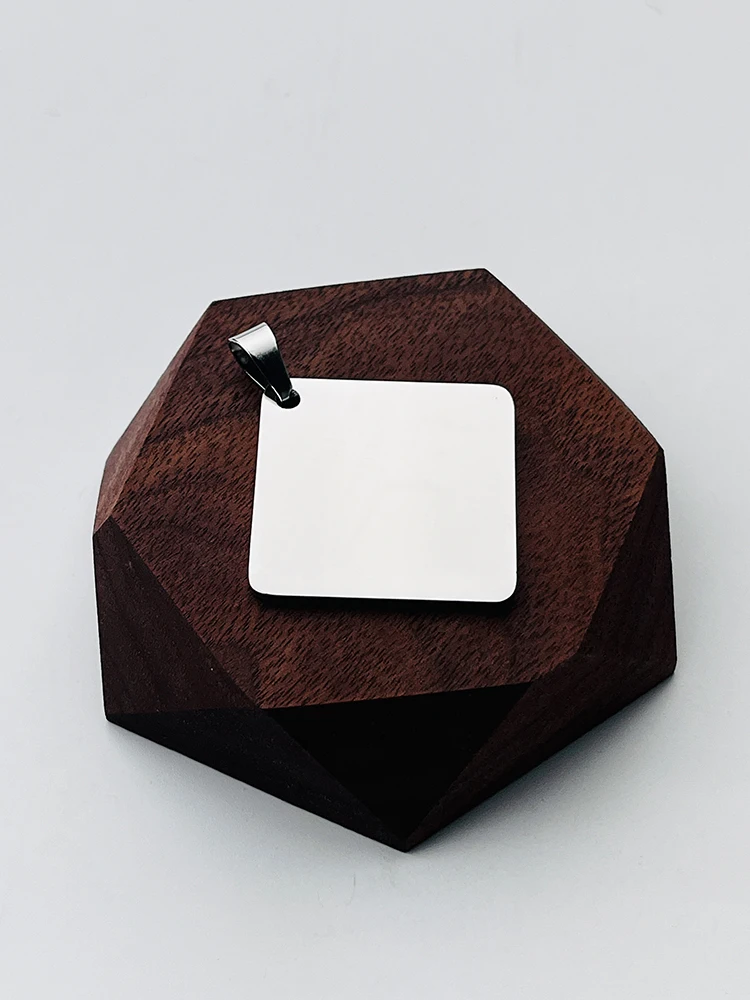 1pcs Stainless Steel Square Charm Laser Engraved Pendant Custom Nameplate Necklace Personalized logo/name/text Keychain Gift
1pcs Stainless Steel Square Charm Laser Engraved Pendant Custom Nameplate Necklace Personalized logo/name/text Keychain Gift