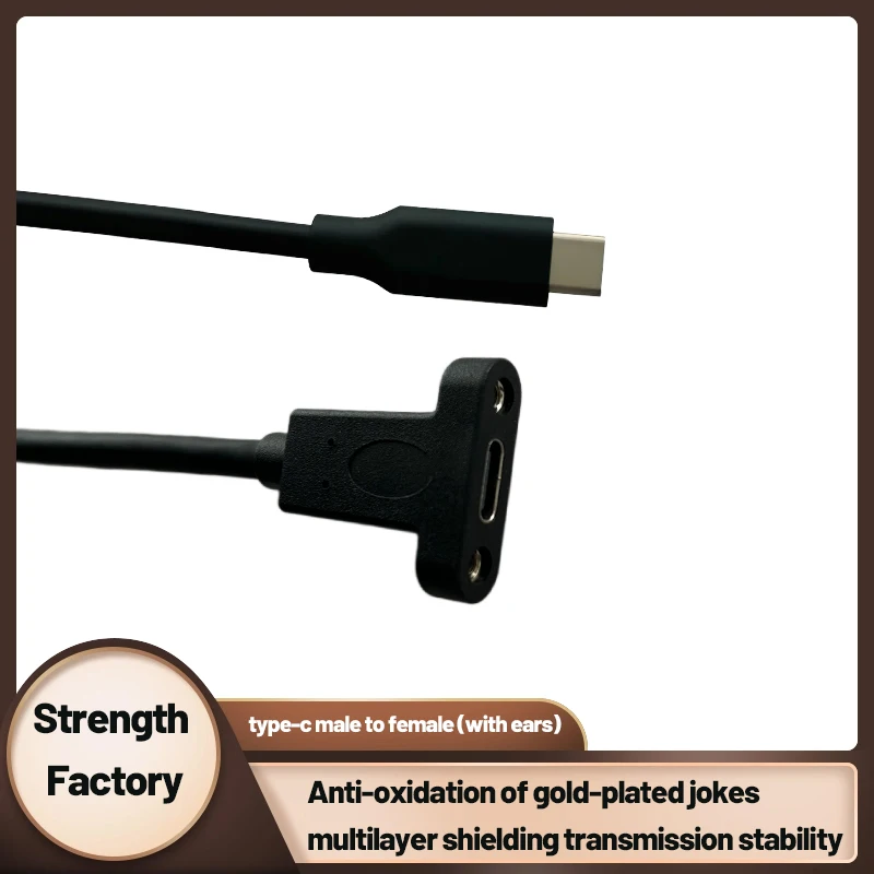 HDTV male to female high-definition extension cable Type-C male to USB female 3.0 extension cable with ear fixation
HDTV male to female high-definition extension cable Type-C male to USB female 3.0 extension cable with ear fixation