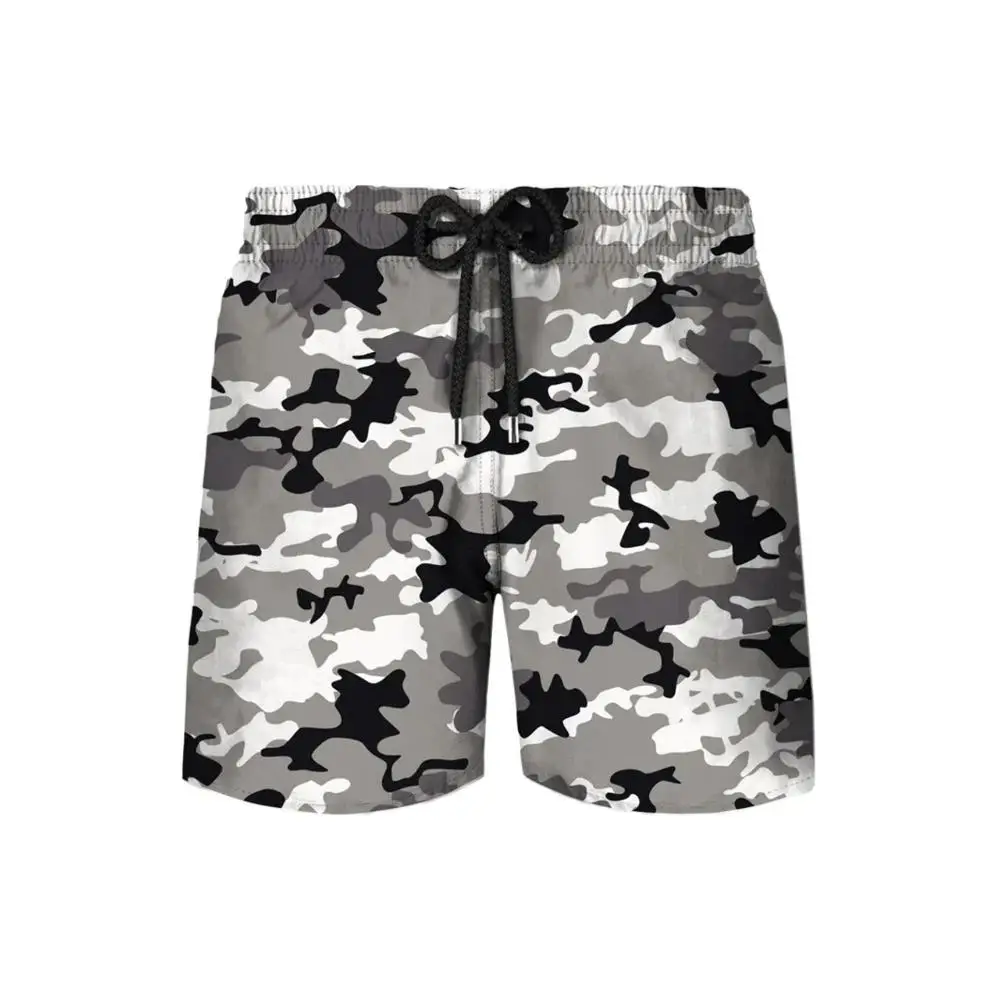 Men's Camouflage 3D Print Sports Shorts, Elastic Waist Breathable Running Beach Pants
Men's Camouflage 3D Print Sports Shorts, Elastic Waist Breathable Running Beach Pants