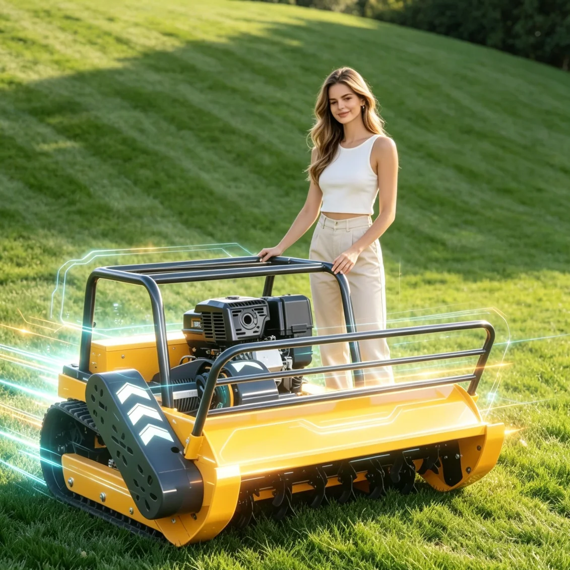 Customized Beginner Garden Mower, Cortacesped Robótico Remote Control Robot Lawnmower for New Gardening Enthusiasts
Customized Beginner Garden Mower, Cortacesped Robótico Remote Control Robot Lawnmower for New Gardening Enthusiasts