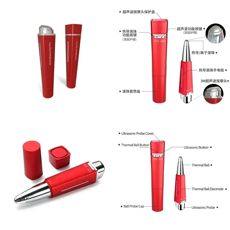 【CHIMU HOME】 Mini Portable Ultrasonic Eye Massager with Roller Ball Ion LED and Microcurrent Therapy for Electronic Devices
【CHIMU HOME】 Mini Portable Ultrasonic Eye Massager with Roller Ball Ion LED and Microcurrent Therapy for Electronic Devices
