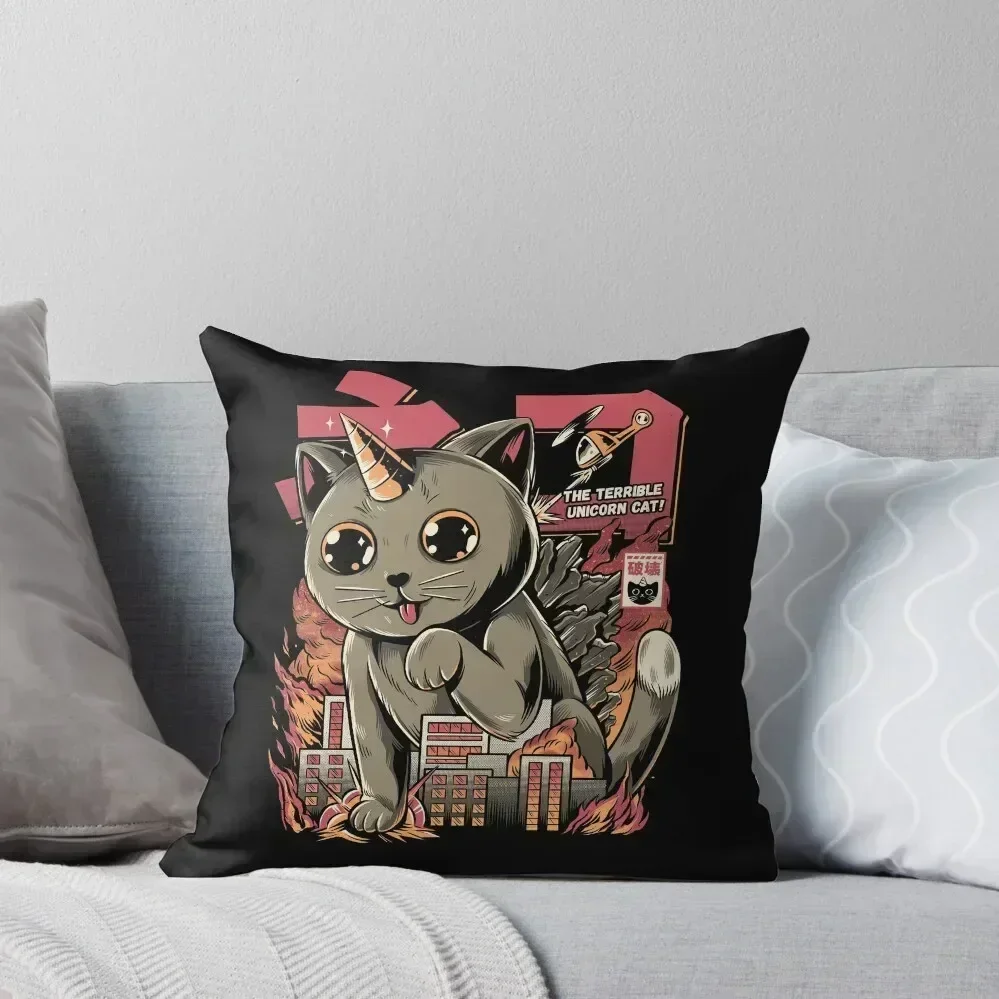 Catzilla Throw Pillow christmas ornaments 2025 Rectangular Cushion Cover Pillow Case Christmas pillow 
Catzilla Throw Pillow christmas ornaments 2025 Rectangular Cushion Cover Pillow Case Christmas pillow