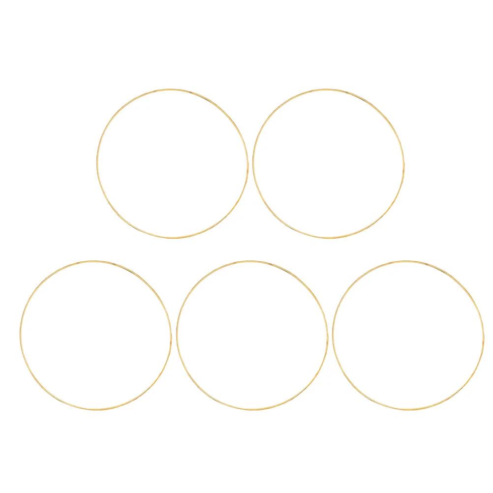 5 Pcs Gold Hoops Metal Dream Catcher Accessories Craft Rings Decorations Dreamcatcher Golden Man
5 Pcs Gold Hoops Metal Dream Catcher Accessories Craft Rings Decorations Dreamcatcher Golden Man