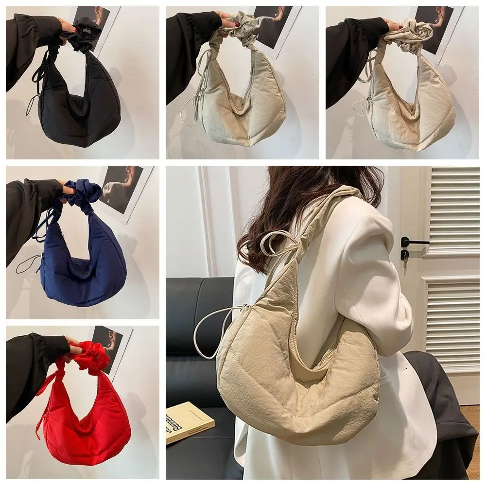 Elegant Nylon Pleated Hand Bag Crossbody Bag Korean Style INS Shoulder Bag Luxury Portable Fashion Underarm Bag Women
Elegant Nylon Pleated Hand Bag Crossbody Bag Korean Style INS Shoulder Bag Luxury Portable Fashion Underarm Bag Women