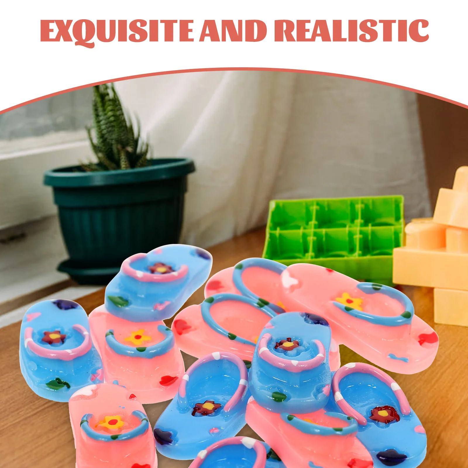 6Pairs Miniature Beach Hawaiian Slippers Exquisite Realistic Small House Decor Summer Micro Landscape Scene Props Art Adornment
6Pairs Miniature Beach Hawaiian Slippers Exquisite Realistic Small House Decor Summer Micro Landscape Scene Props Art Adornment