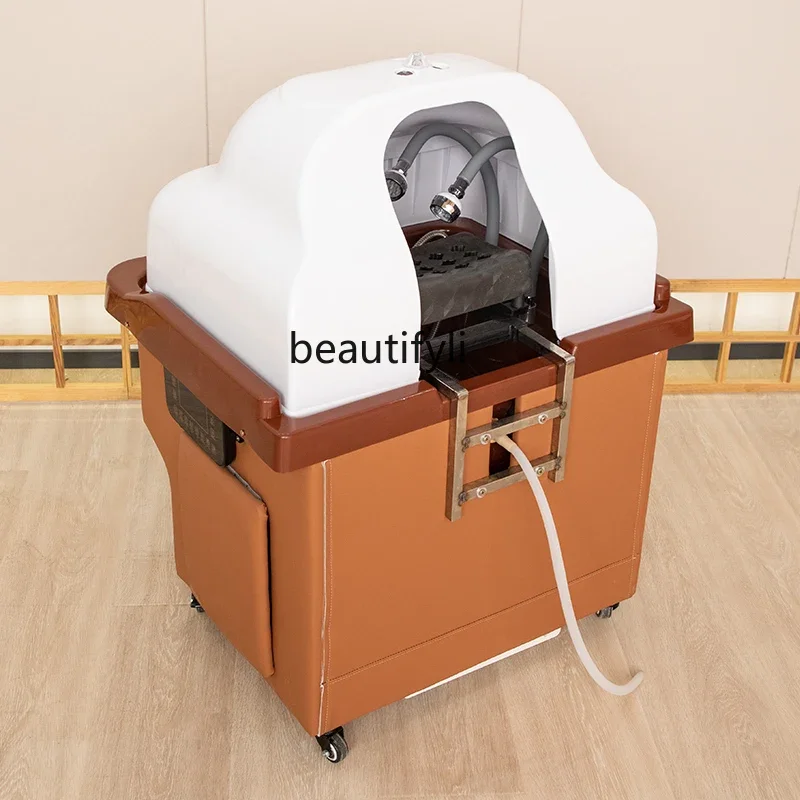 LHY26 ss Head Therapy Basin Movable Water Storage Heating Water Circulation Fumigation Physiotherapy Hair Care Beauty Salon
LHY26 ss Head Therapy Basin Movable Water Storage Heating Water Circulation Fumigation Physiotherapy Hair Care Beauty Salon