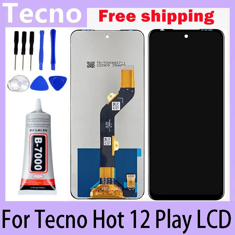 Оригинальный ЖК-дисплей для Infinix Hot 12 Play, ЖК-дисплей X6816 X6816C кодирующий преобразователь сенсорного экрана в сборе
Оригинальный ЖК-дисплей для Infinix Hot 12 Play, ЖК-дисплей X6816 X6816C кодирующий преобразователь сенсорного экрана в сборе