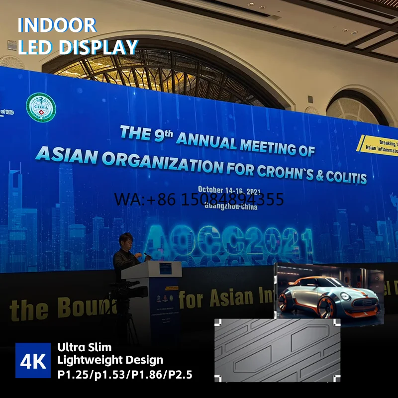 High Resolution P1.2 P1.5 P1.8 P2 P2.5 Indoor LED Module Fine Pitch 4K Full Color Video Wall Panel
High Resolution P1.2 P1.5 P1.8 P2 P2.5 Indoor LED Module Fine Pitch 4K Full Color Video Wall Panel