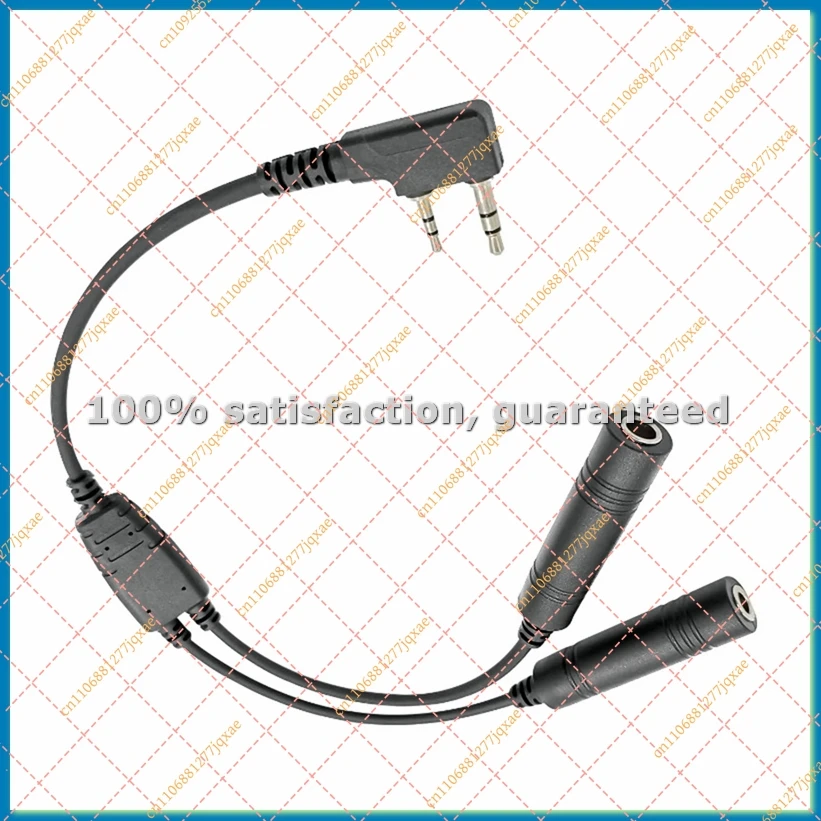 GA Dual Plugs Aviation Headset to 2-Pin Adapter Cable, Compatible for UV-5R 888S-ABHG Radio
GA Dual Plugs Aviation Headset to 2-Pin Adapter Cable, Compatible for UV-5R 888S-ABHG Radio