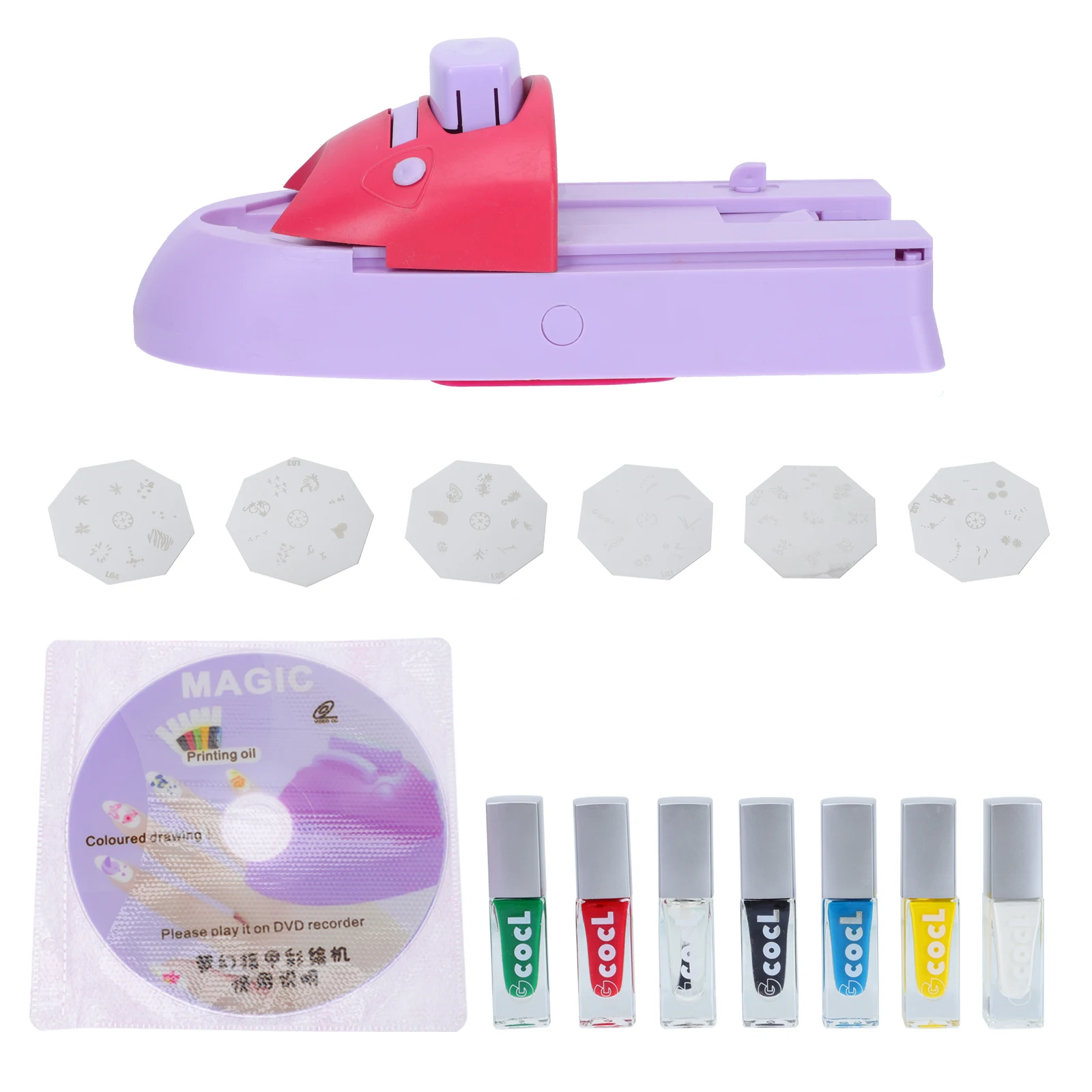 1 Set Home Printing Machine Durable Reusable Manicure Art Diy Tool Nail Polish Pattern Printer For Holiday Party Nail Design
1 Set Home Printing Machine Durable Reusable Manicure Art Diy Tool Nail Polish Pattern Printer For Holiday Party Nail Design