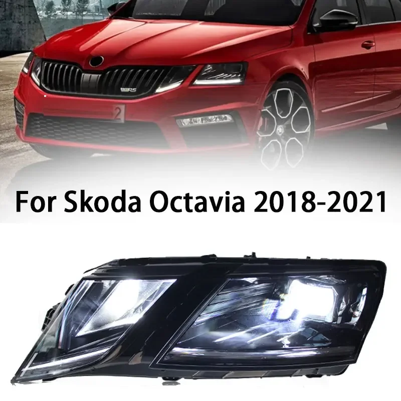 Автомобильные фары для Skoda Octavia, светодиодные фары 2018-2021, фары Octavia DRL, указатель поворота, дальний свет, линза проектора «ангельский глаз»
Автомобильные фары для Skoda Octavia, светодиодные фары 2018-2021, фары Octavia DRL, указатель поворота, дальний свет, линза проектора «ангельский глаз»