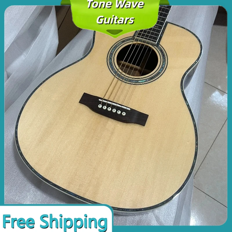 OM45 Acoustic Guitar 39 Inch Rosewood Fingerboard 6 Strings Rosewood Back Side Picea Asperata Body Classic Solo Valentines Gift
OM45 Acoustic Guitar 39 Inch Rosewood Fingerboard 6 Strings Rosewood Back Side Picea Asperata Body Classic Solo Valentines Gift