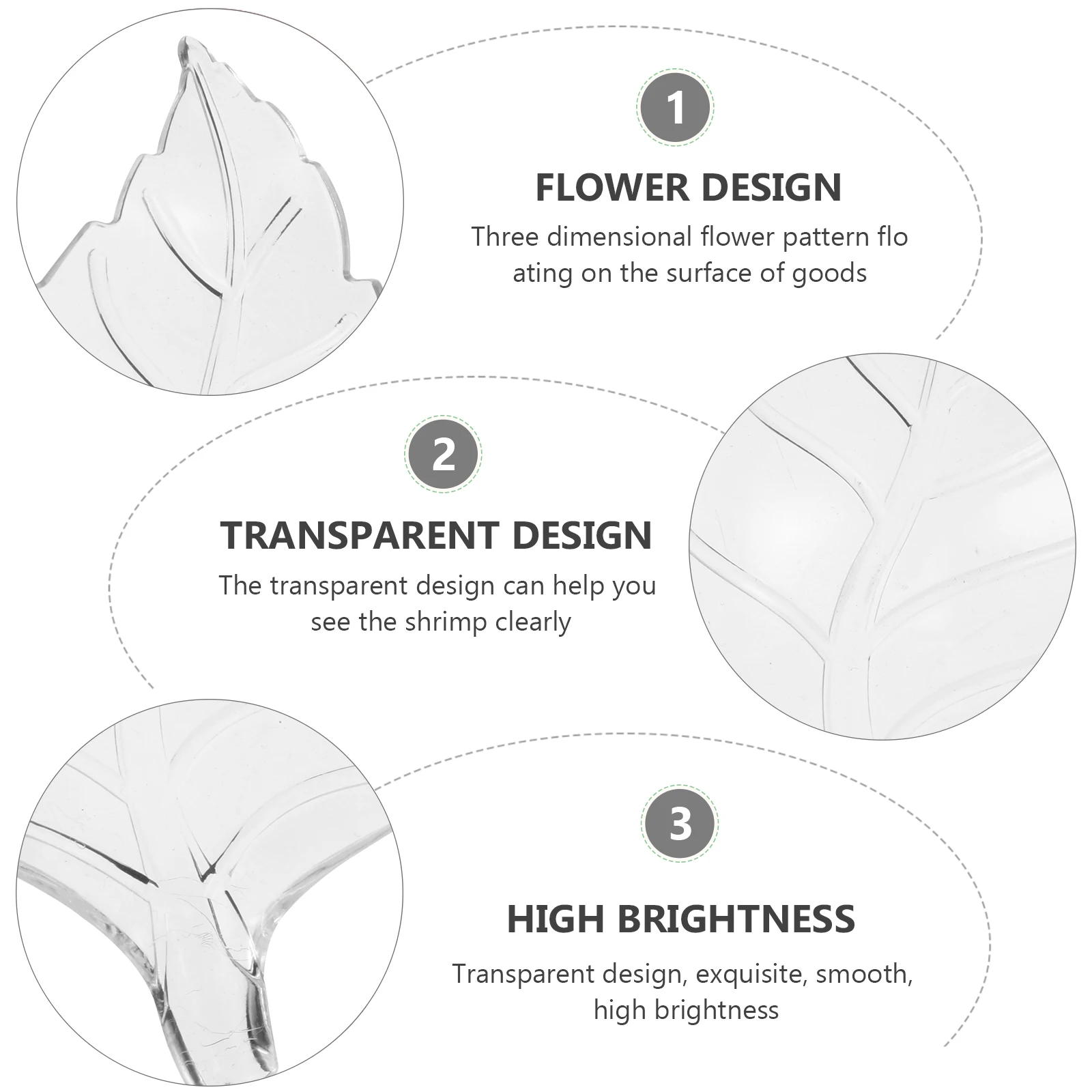 Shrimp Feeder Bowl Transparent Acrylic Leaf Shape Smooth Fish Tank Feeding Tray Aquarium Feeding Tray Multi Purpose Feeder
Shrimp Feeder Bowl Transparent Acrylic Leaf Shape Smooth Fish Tank Feeding Tray Aquarium Feeding Tray Multi Purpose Feeder