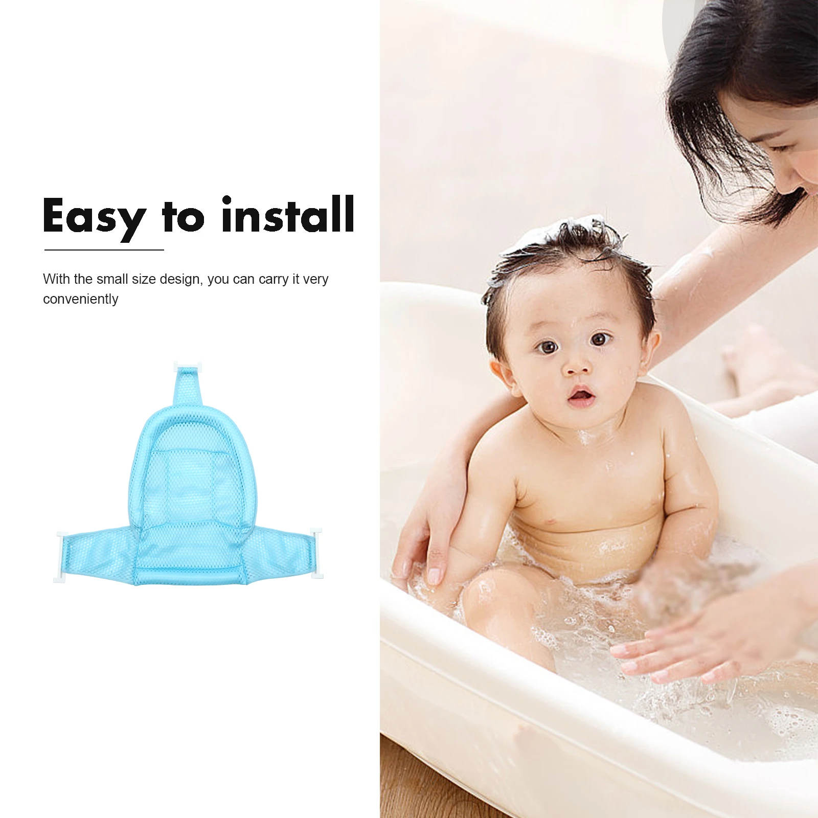 Support Breathable Newborn Bathtub Seat Adjustable Baby Mat Length Seat Support Easy Install Bath Net Baby Bath Mat
Support Breathable Newborn Bathtub Seat Adjustable Baby Mat Length Seat Support Easy Install Bath Net Baby Bath Mat