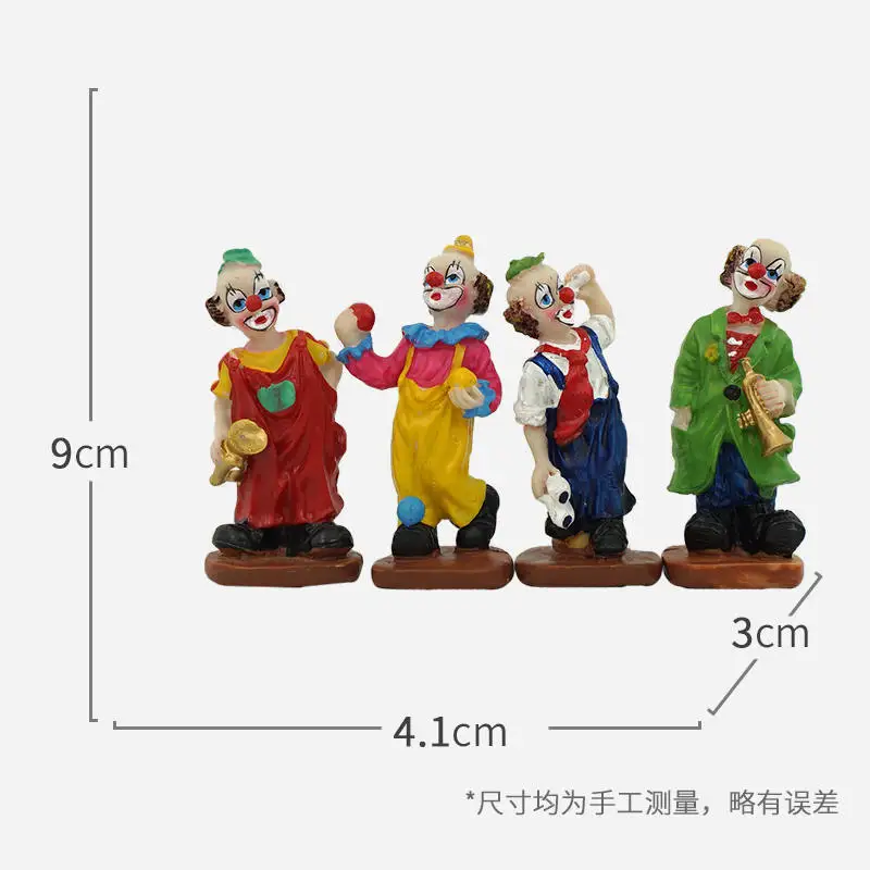 resin figure mental psychological sand table game box court therapy clown 4pcs/set
resin figure mental psychological sand table game box court therapy clown 4pcs/set