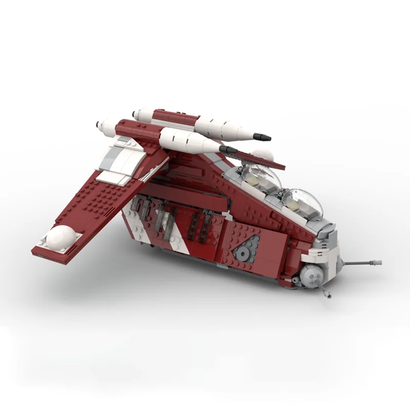 1074pcs MOC Coruscant Republic Gunship Double Door Star Battle Model Building Blocks Architecture Toy Christmas Gifts Brick Kids
1074pcs MOC Coruscant Republic Gunship Double Door Star Battle Model Building Blocks Architecture Toy Christmas Gifts Brick Kids