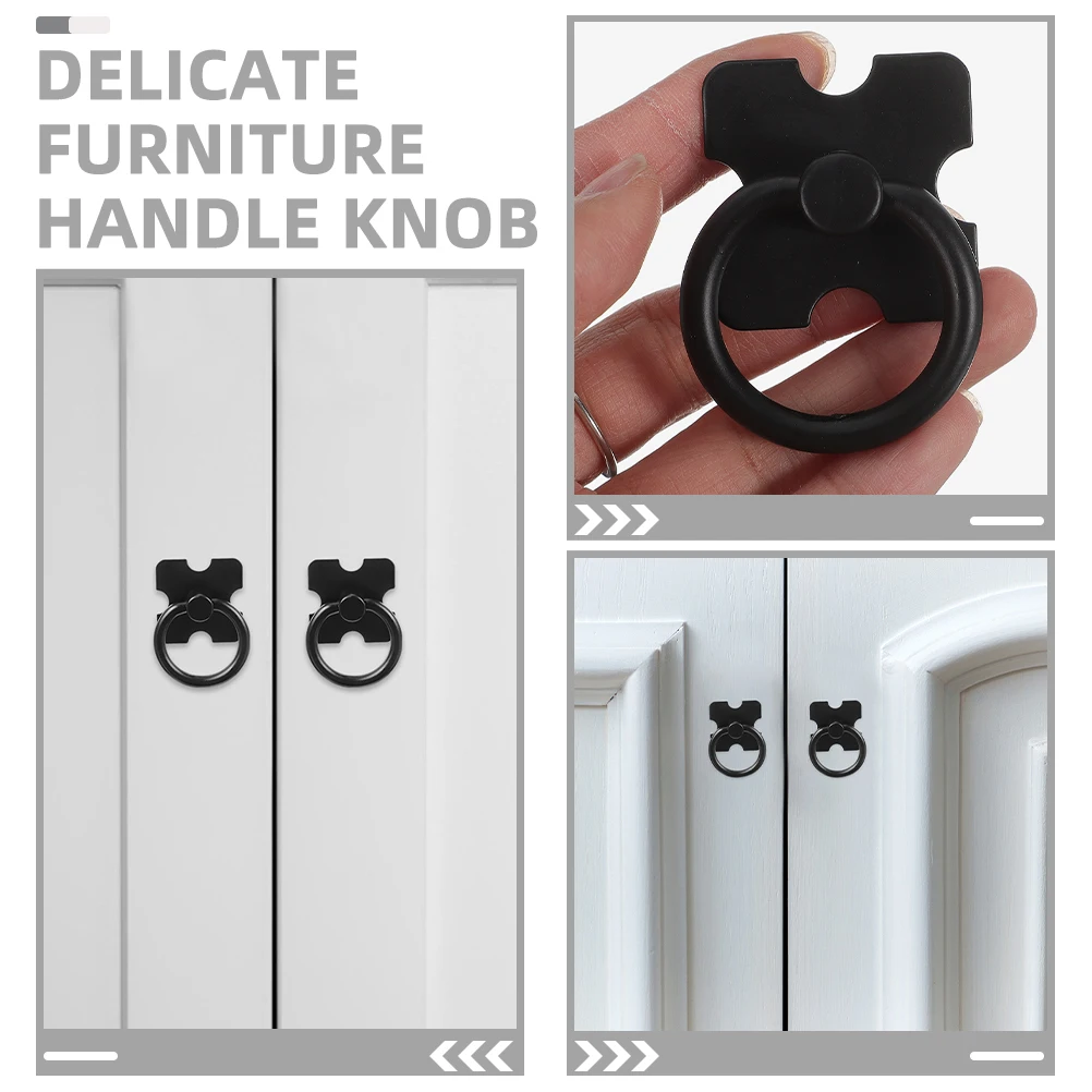 2 Pcs Black Round Knobs for Cabinet Drawer Wardrobe Door H les Zinc Alloy Dresser Pulls Elegant Decorative Hardware
2 Pcs Black Round Knobs for Cabinet Drawer Wardrobe Door H les Zinc Alloy Dresser Pulls Elegant Decorative Hardware