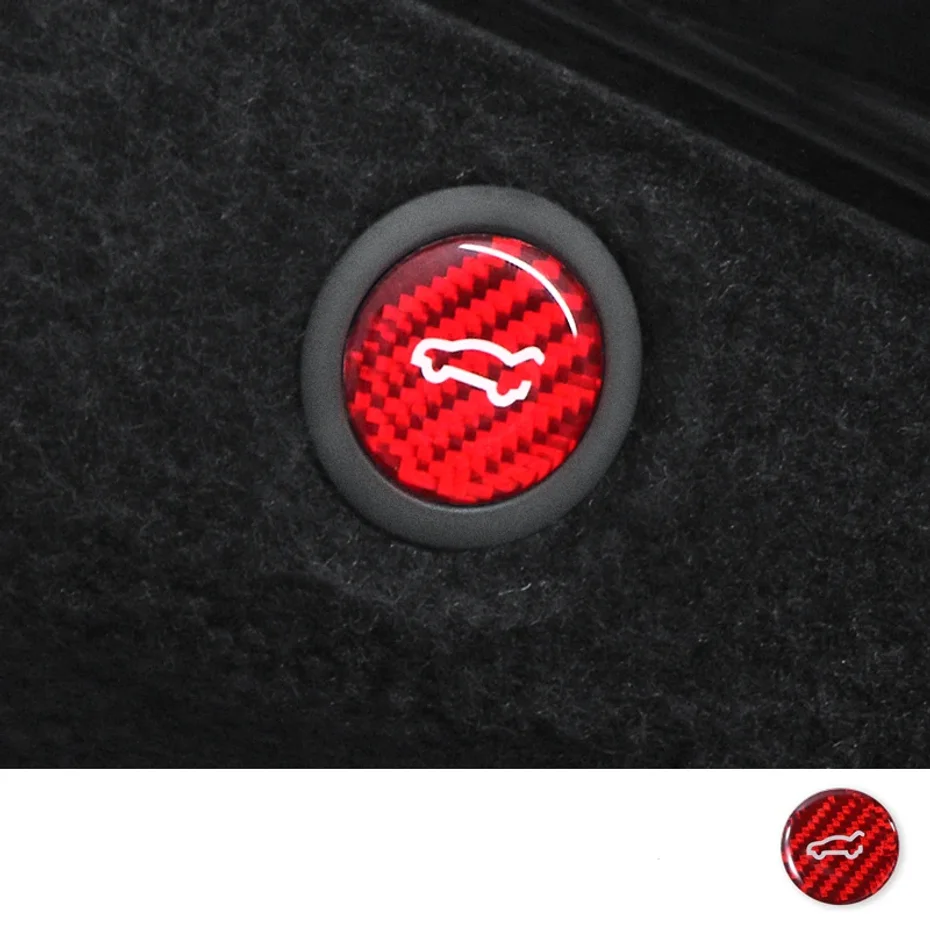 For Tesla 2019- Model 3 Highland 2024 Model Y Juniper Carbon Fiber Rear Trunk Switch Button Trim Sticker Car Interior Accessory
For Tesla 2019- Model 3 Highland 2024 Model Y Juniper Carbon Fiber Rear Trunk Switch Button Trim Sticker Car Interior Accessory