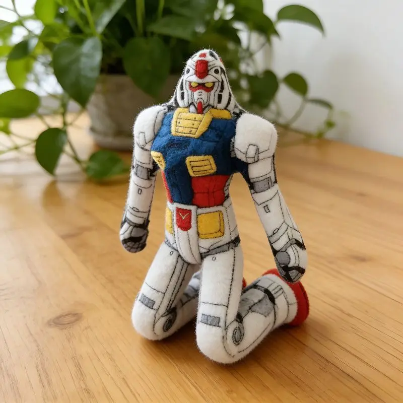 Birthday Gift 28CM Anime Gundam Mobile Suit Abstract Mouse Plush Doll with Bendable Wire Skeleton, Poseable
Birthday Gift 28CM Anime Gundam Mobile Suit Abstract Mouse Plush Doll with Bendable Wire Skeleton, Poseable