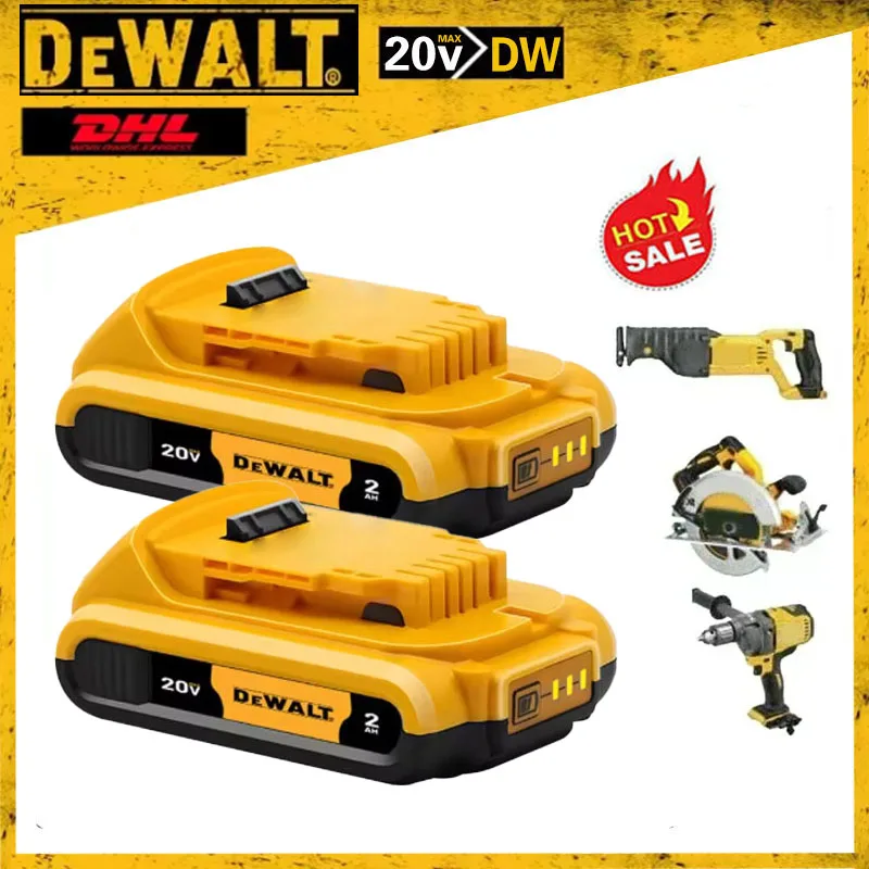 Original DEWALT 20V MAX 2Ah Battery DCB201 DCB203 Replacement For DEWALT 20V Cordless Power Tools Drill Driver Impact Wrench
Original DEWALT 20V MAX 2Ah Battery DCB201 DCB203 Replacement For DEWALT 20V Cordless Power Tools Drill Driver Impact Wrench