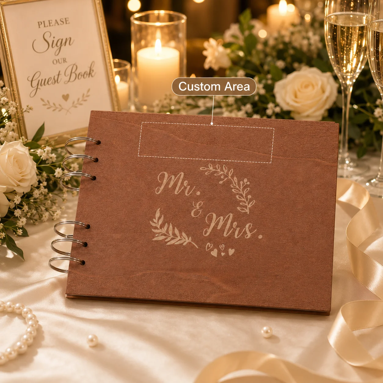 Custom Wooden Wedding Guest Book Album, Mr & Mrs Photo Album, Bridal Shower Anniversary Memory Book, Personalized Album
Custom Wooden Wedding Guest Book Album, Mr & Mrs Photo Album, Bridal Shower Anniversary Memory Book, Personalized Album
