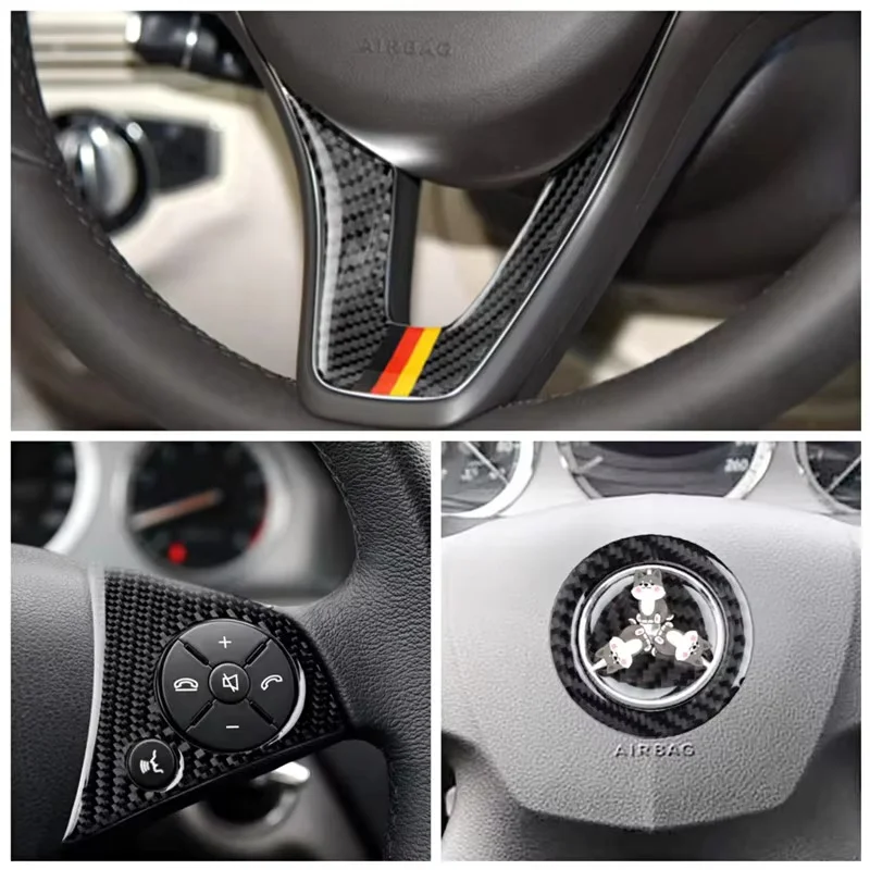 Carbon Fiber Car Steering Wheel Modification Cover Trim Strip Decorative Stickers For Mercedes Benz C W204 Car Inner Accessories
Carbon Fiber Car Steering Wheel Modification Cover Trim Strip Decorative Stickers For Mercedes Benz C W204 Car Inner Accessories