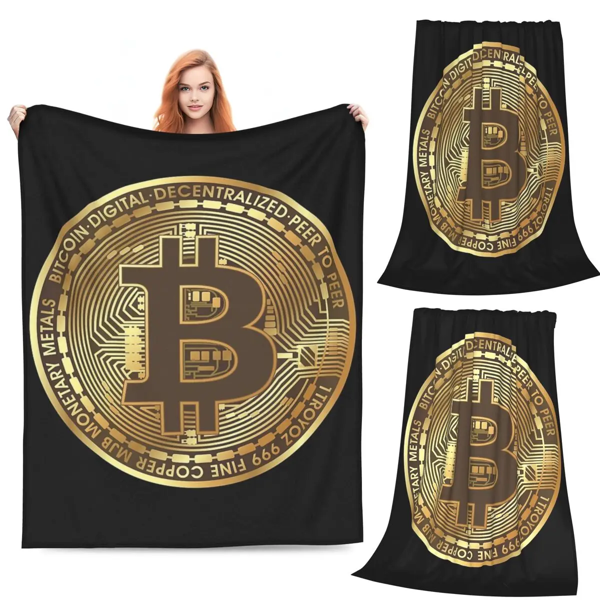 Bitcoin - Physical Coin Blankets Flannel Sofa Throw Blanket Warm Throw Blankets for Home Bedroom Outdoor Throws Bedspread Quilt
Bitcoin - Physical Coin Blankets Flannel Sofa Throw Blanket Warm Throw Blankets for Home Bedroom Outdoor Throws Bedspread Quilt