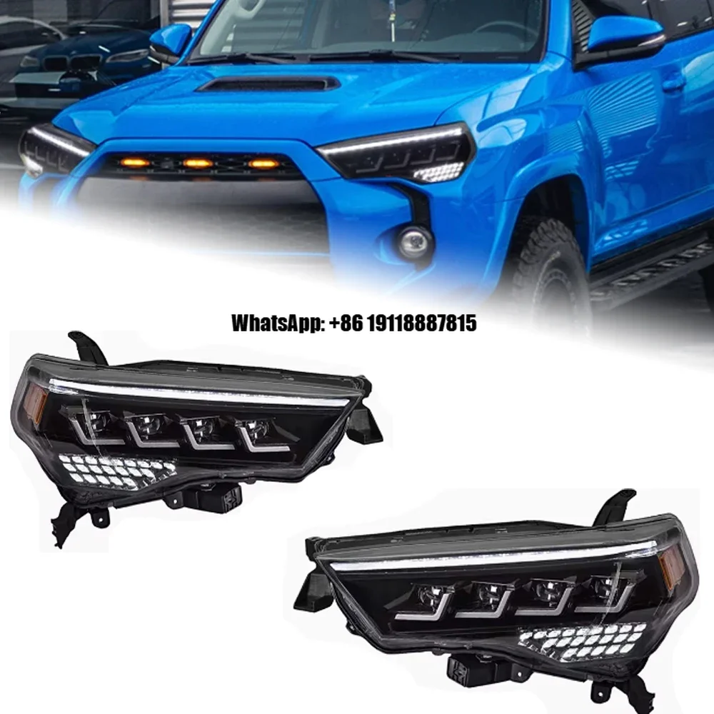 Car Lights for 4 Runner Headlights 2014-2020 4Runner LED Headlight DRL Dynamic Signal Projector Lens Auto Accessories
Car Lights for 4 Runner Headlights 2014-2020 4Runner LED Headlight DRL Dynamic Signal Projector Lens Auto Accessories