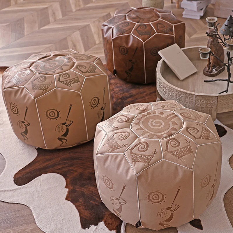 Марокканский кожаный пуф 53x35 см, ручной работы, роскошный, из натуральной козьей кожи, без наполнителя
Марокканский кожаный пуф 53x35 см, ручной работы, роскошный, из натуральной козьей кожи, без наполнителя