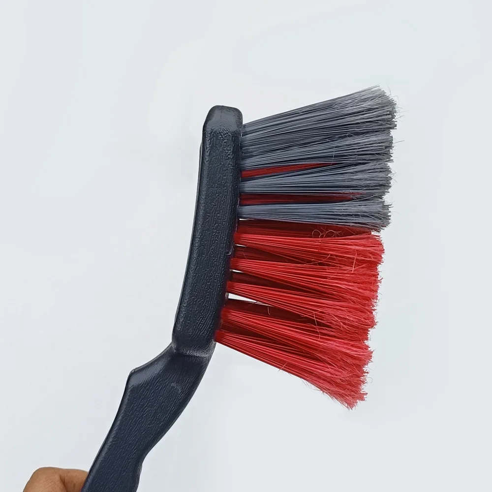 Car Wash Brush Tire Brush PP Handle Grey & Red Soft Flagged Tip Bristles Premium Wheel Cleaner Brush
Car Wash Brush Tire Brush PP Handle Grey & Red Soft Flagged Tip Bristles Premium Wheel Cleaner Brush