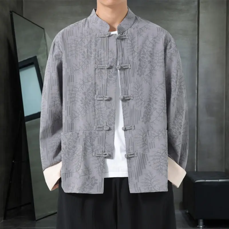 Мужская хлопково-льняная куртка, весенне-осенняя китайская одежда на пуговицах в стиле ретро, топ ханьфу в стиле дзен, одежда для медитации, одежда для брата, большой размер
Мужская хлопково-льняная куртка, весенне-осенняя китайская одежда на пуговицах в стиле ретро, топ ханьфу в стиле дзен, одежда для медитации, одежда для брата, большой размер