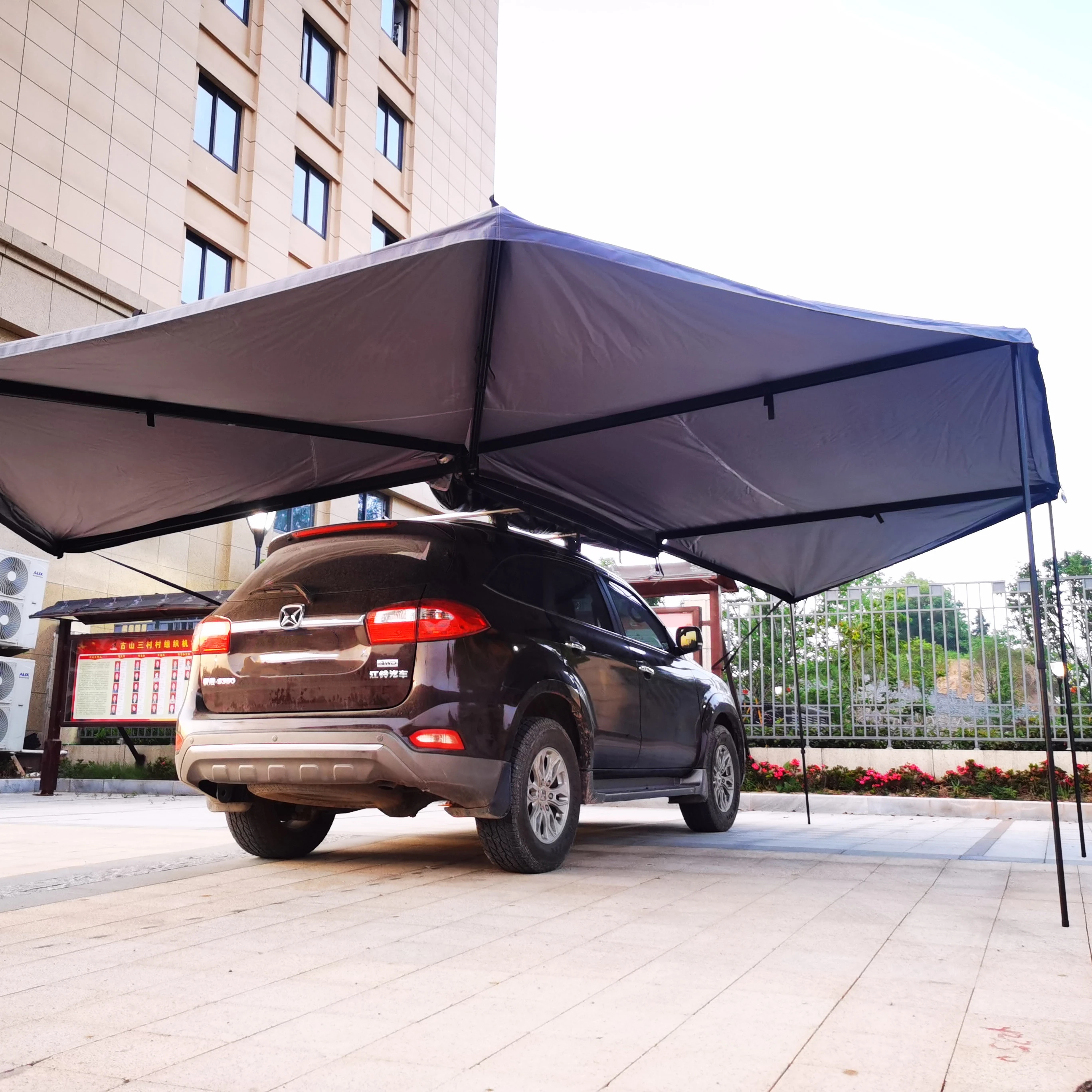 2.5M Car Awning,Aluminum Car Foxwing Awning 270 Degree Awning Tent Free Standing
2.5M Car Awning,Aluminum Car Foxwing Awning 270 Degree Awning Tent Free Standing
