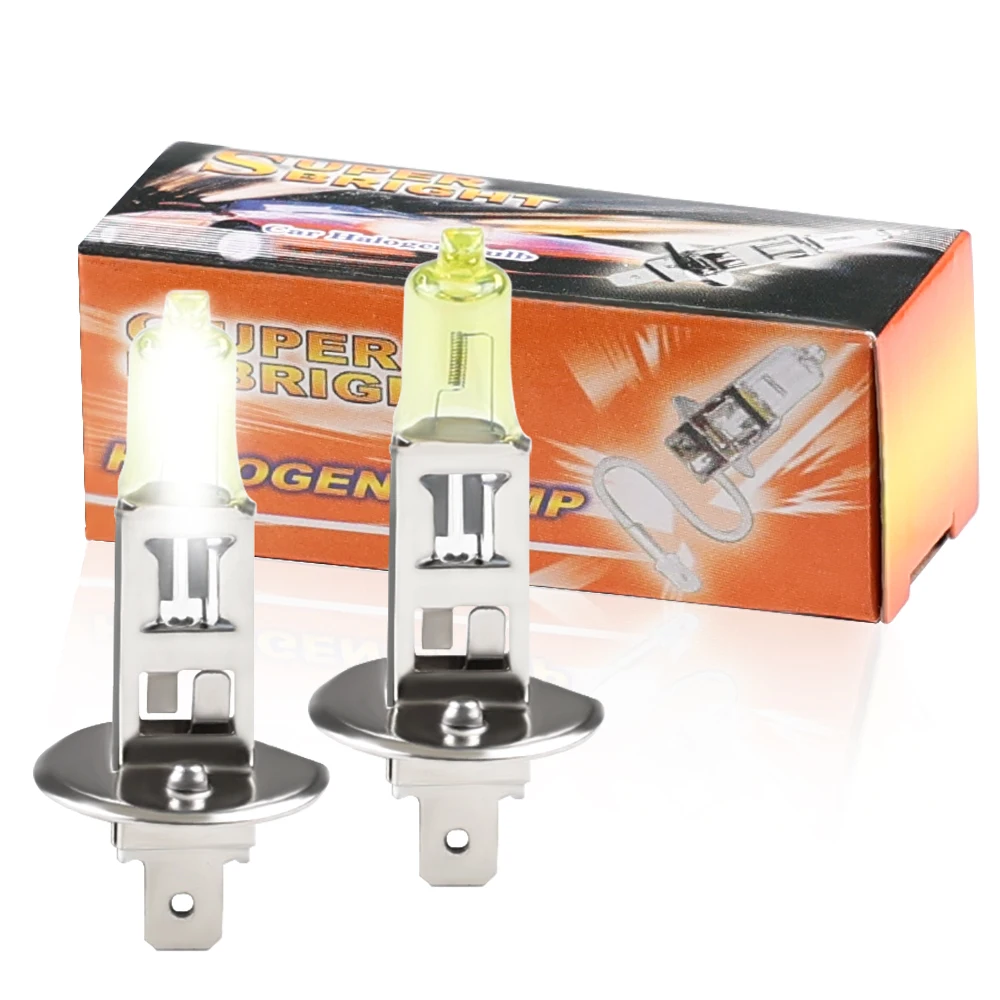 2pcs H1 55W 3000K Halogen Bulb 6000k 3000K Super Bright White High Power Car Headlight Lamp Car Fog Light Source Parking Yellow
2pcs H1 55W 3000K Halogen Bulb 6000k 3000K Super Bright White High Power Car Headlight Lamp Car Fog Light Source Parking Yellow