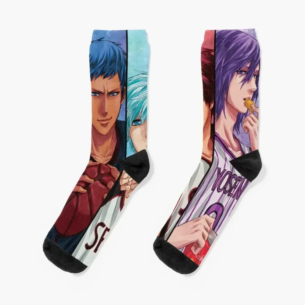 Kuroko No Basket, баскетбольные носки на Хэллоуин с цветочным принтом, новогодние роскошные женские носки до щиколотки, мужские
Kuroko No Basket, баскетбольные носки на Хэллоуин с цветочным принтом, новогодние роскошные женские носки до щиколотки, мужские