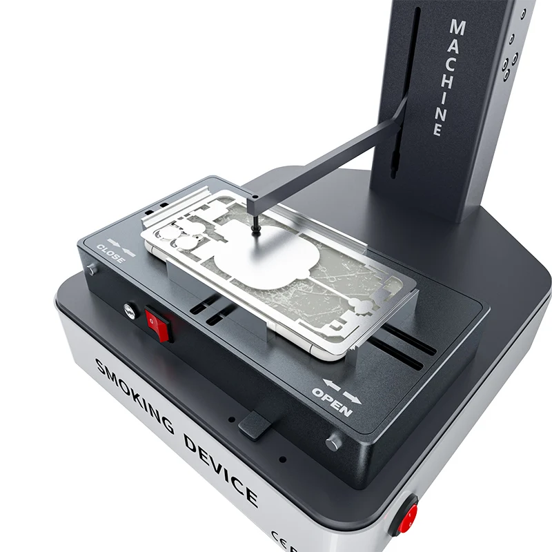 958ML Mini Portable Cellphone Wireless Control Laser Marking Etching Back Glass Removing Machine For Iphone
