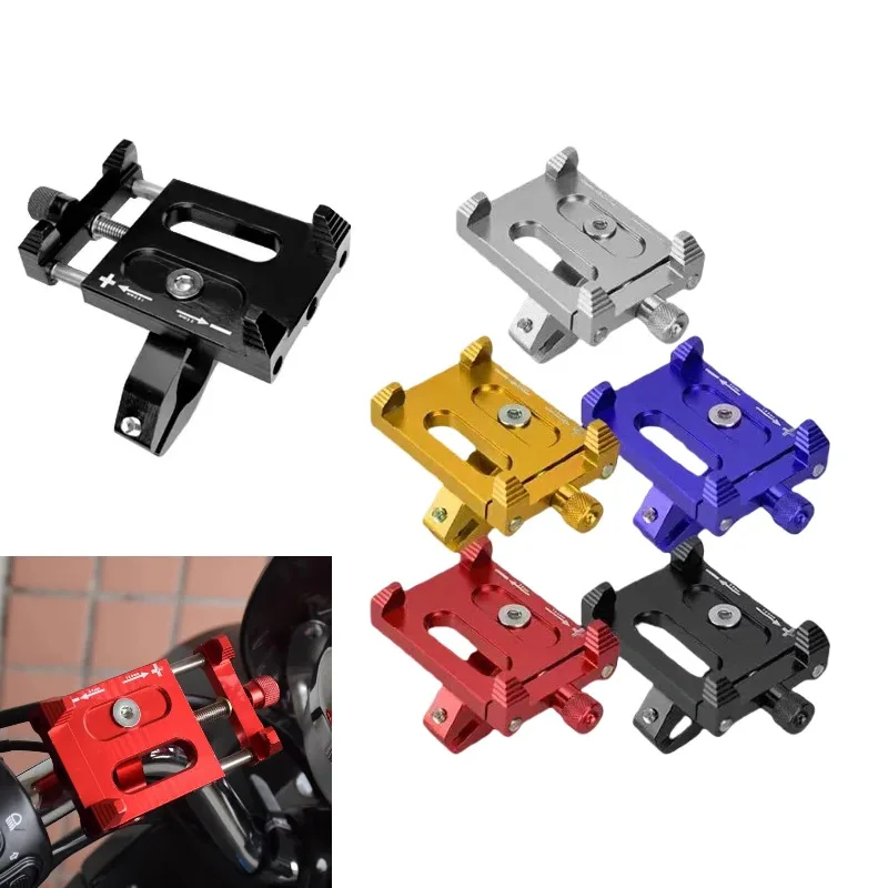 Motorcycle Accessories CNC Aluminum Alloy Phone Holder Universal Electric Bike Mountain Motorcycle Navigation Bracket for 3.5-6
Motorcycle Accessories CNC Aluminum Alloy Phone Holder Universal Electric Bike Mountain Motorcycle Navigation Bracket for 3.5-6