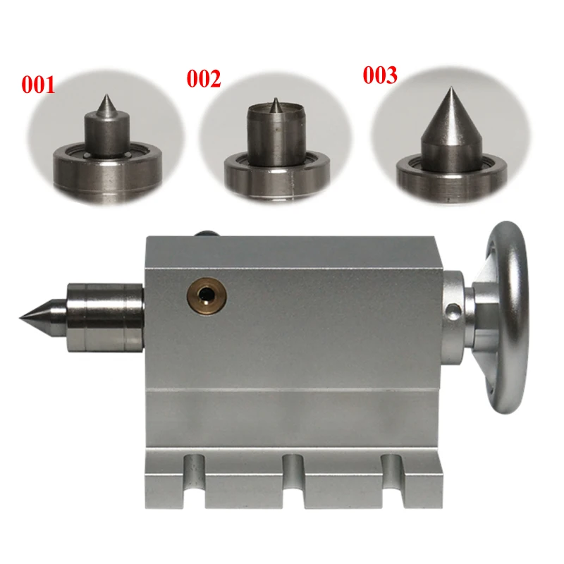 MT2 Tailstock for Lathe Rotary Axis Chuck Center Height 65MM For CNC Wood Router 4 Axis Live Center Silver Metal
MT2 Tailstock for Lathe Rotary Axis Chuck Center Height 65MM For CNC Wood Router 4 Axis Live Center Silver Metal
