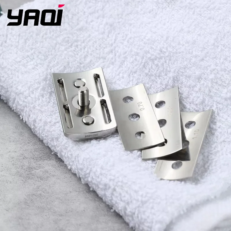 2026 New Arrival!YAQI Trifecta Adjustable 316 Stainless Steel Polished Safety Razor Head with Different Blade Gaps
2026 New Arrival!YAQI Trifecta Adjustable 316 Stainless Steel Polished Safety Razor Head with Different Blade Gaps