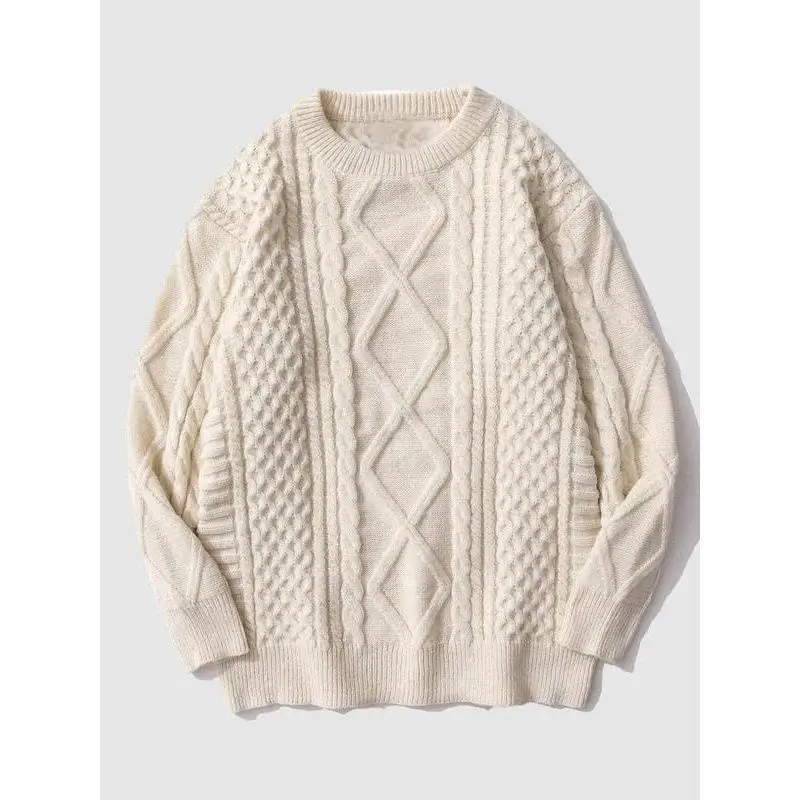 Unisex Cable Knit Sweater Women's Style Aran Sweater Slim Fit Embroidered Pattern Fleece Lined Shirt Collar Easy Care Winter ...
Unisex Cable Knit Sweater Women's Style Aran Sweater Slim Fit Embroidered Pattern Fleece Lined Shirt Collar Easy Care Winter ...