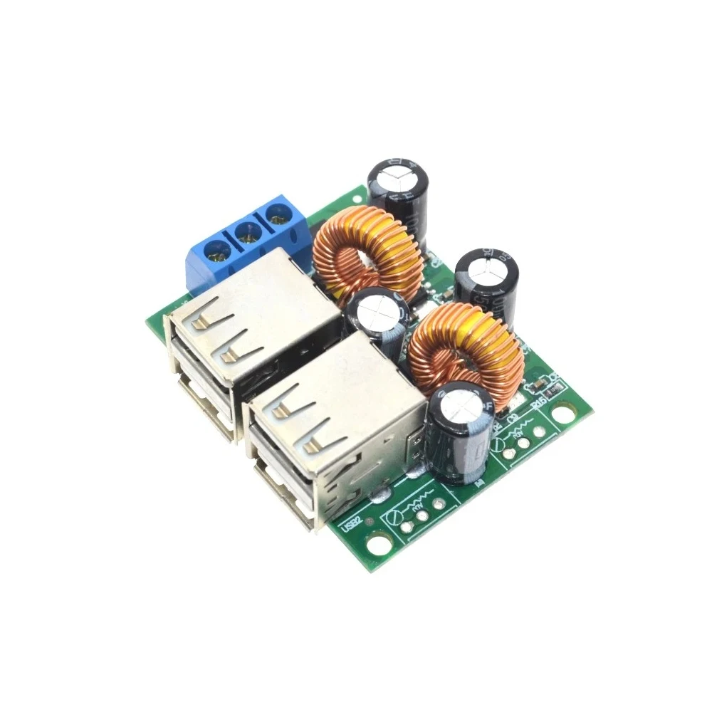 4-USB Port Step-down Power Supply Converter Board Module DC 12V 24V 40V to 5V 5A For MP3/MP4 Phone Car Equipment
4-USB Port Step-down Power Supply Converter Board Module DC 12V 24V 40V to 5V 5A For MP3/MP4 Phone Car Equipment