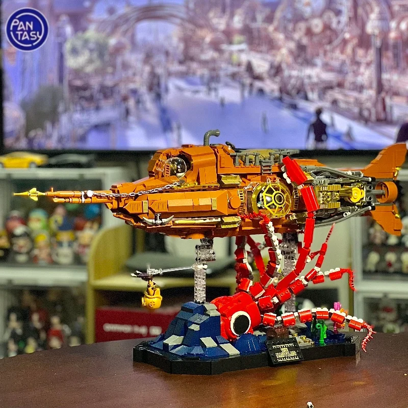 Pantasy Steampunk Series Building Blocks Nautilus Submarine Assembly Toy Exploration Model Decoration Children's Christmas Gift
Pantasy Steampunk Series Building Blocks Nautilus Submarine Assembly Toy Exploration Model Decoration Children's Christmas Gift