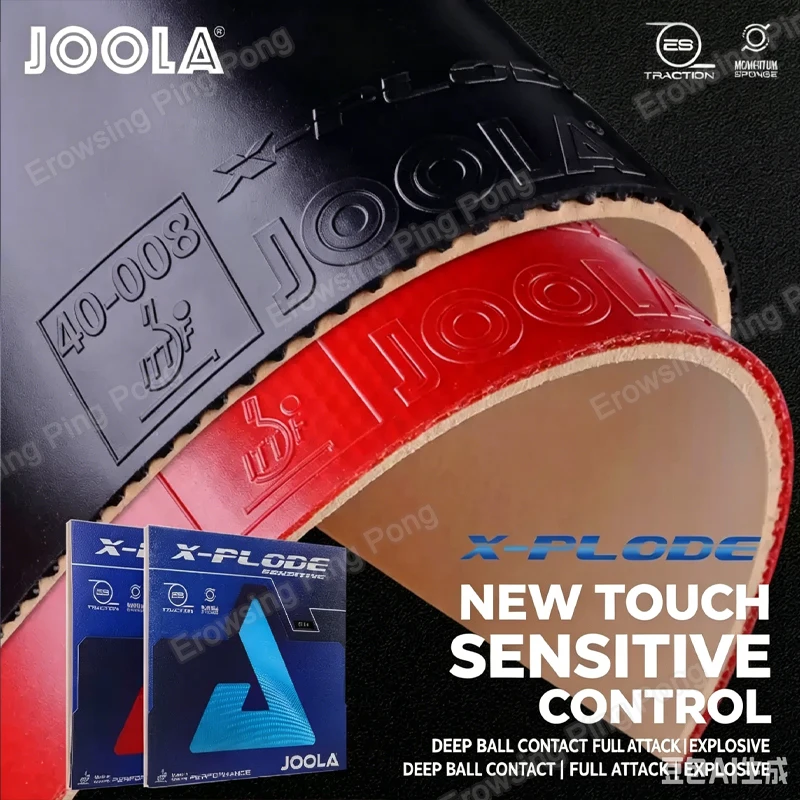 JOOLA X-PLODE Table Tennis Rubber Sheet Pips-in ITTF Approved Ping Pong Rubber Non-sticky 2.0/Max Sponge Table Tennis Rubber
JOOLA X-PLODE Table Tennis Rubber Sheet Pips-in ITTF Approved Ping Pong Rubber Non-sticky 2.0/Max Sponge Table Tennis Rubber