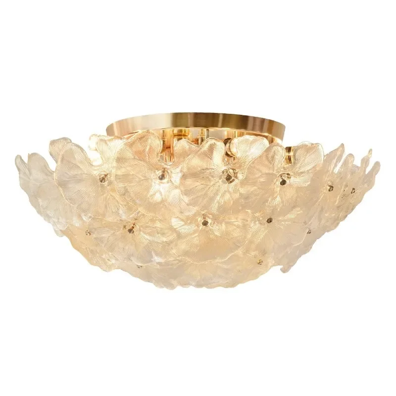 Master bedroom light French light luxury romantic full spectrum lotus leaf glass designer Internet celebrity new restaurant
Master bedroom light French light luxury romantic full spectrum lotus leaf glass designer Internet celebrity new restaurant