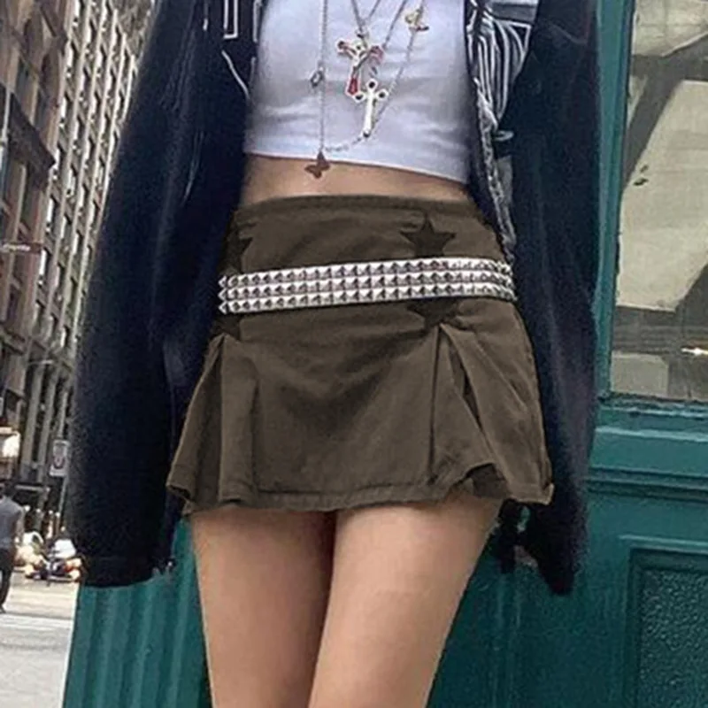 Summer Sexy Women's Skirt Street Fashion Five pointed Star Print Casual Solid Color High Waist Mini Skirt Women's Club New Style
Summer Sexy Women's Skirt Street Fashion Five pointed Star Print Casual Solid Color High Waist Mini Skirt Women's Club New Style